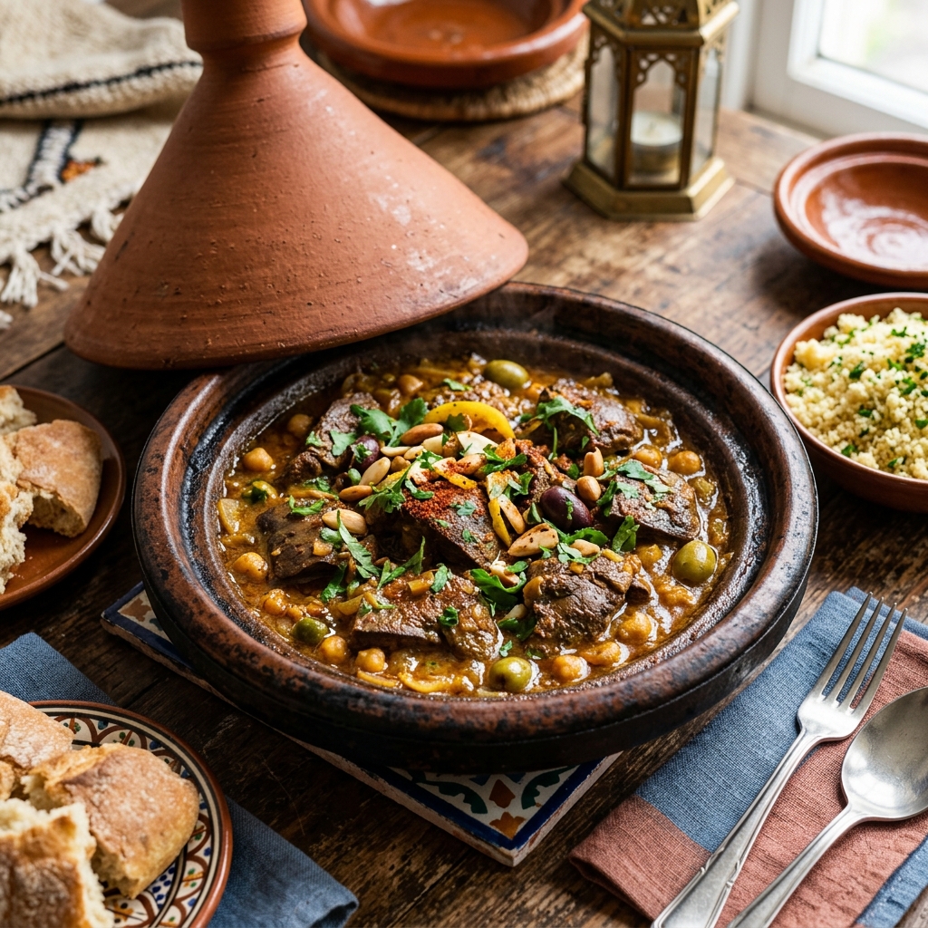 Beef Liver Tajine